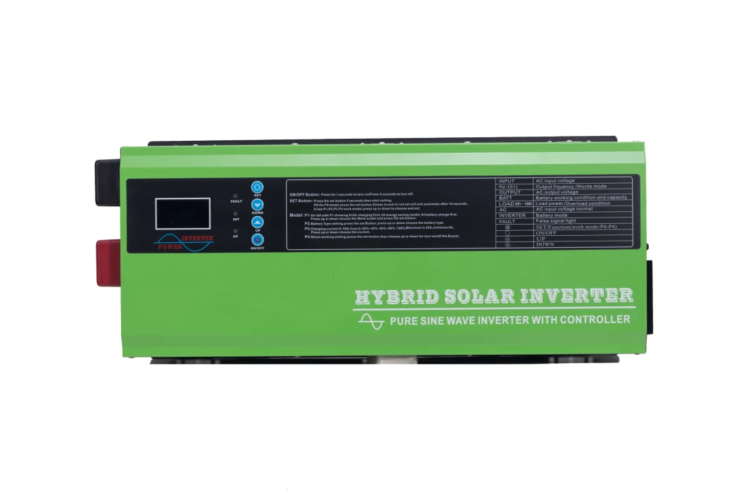 5000W off-Grid Solar Inverter Hybrid 5kw Pure Sine Wave MPPT Inverter Built in 100A Solar Charger