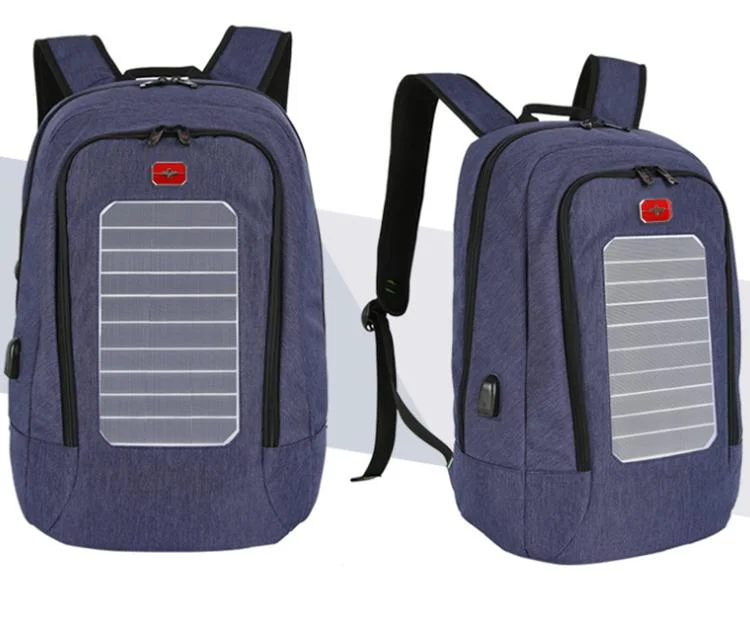 Anti-Theft Solar Energy Power Charging Backpack with USB Charging Port