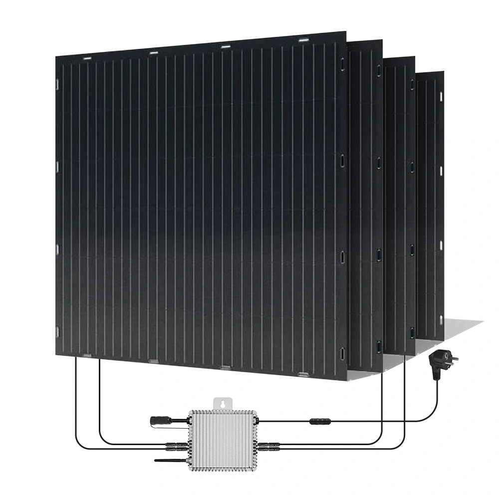 Flexible Panel Grid Balkonkraftwerk 800W 600W 1200 Watt Balcony Solar System Complete Kit