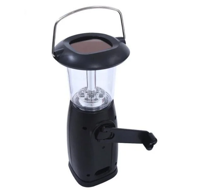 Hand Crank Solar Power Camping Lantern Tent Light