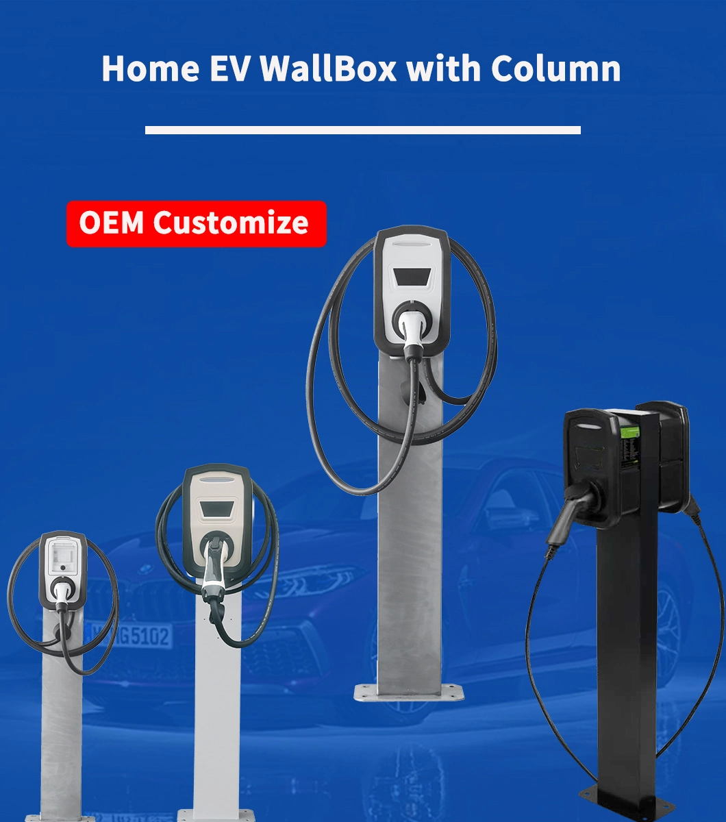 AC EV Car Charger for Electric Vehicle Charging Station with IEC 62196