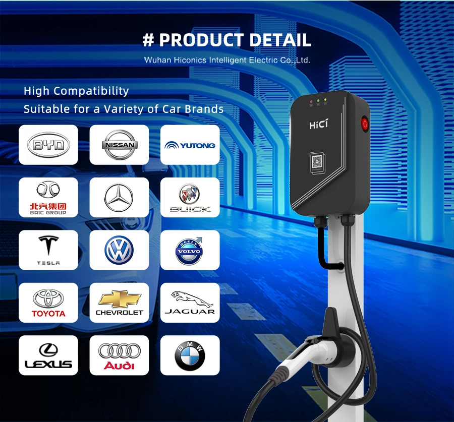 AC 7kw EV Charger Wallbox Type 2 Plug with CE and Popular Sale in Europe