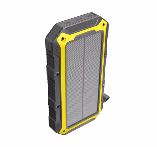すべての携帯電話用ソーラー充電器、20000mAh ポータブルワイヤレスパワーバンク、内蔵 LED 懐中電灯サプライヤー