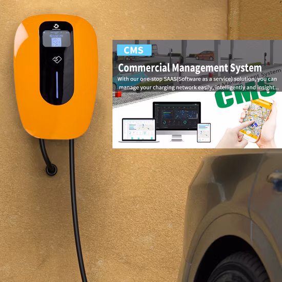 230V AC 電気自動車家庭用充電器レベル 2 ウォールボックス RoHS 優れたサービス付き