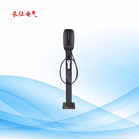 シングルガンソケットとデュアルケーブル付きEV AC充電器 7kw/22kw/44kw電気自動車用EV高速充電ステーション、CE証明書付き